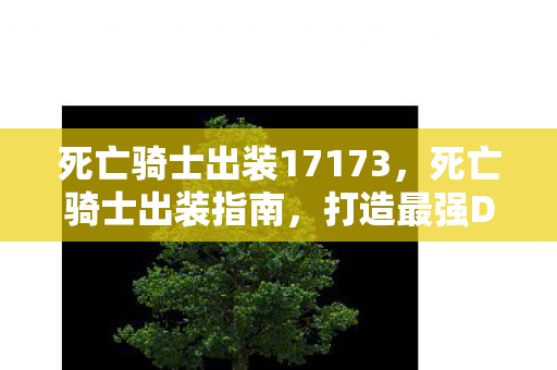 死亡骑士出装17173，死亡骑士出装指南，打造最强DK英雄装备