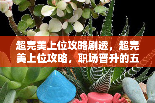 超完美上位攻略剧透,超完美上位攻略,职场晋升的五大关键策略 超完美上位攻略剧透,超完美上位攻略,职场晋升的五大关键策略