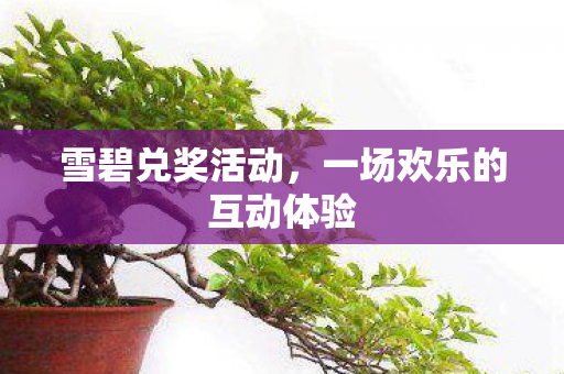 雪碧兑奖活动,一场欢乐的互动体验 雪碧兑奖活动,一场欢乐的互动体验