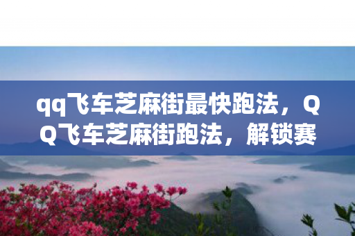 qq飞车芝麻街最快跑法,QQ飞车芝麻街跑法,解锁赛道新速度 qq飞车芝麻街最快跑法,QQ飞车芝麻街跑法,解锁赛道新速度