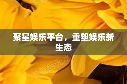 聚星娱乐平台,重塑娱乐新生态 聚星娱乐平台,重塑娱乐新生态