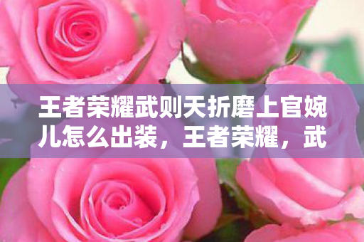 王者荣耀武则天折磨上官婉儿怎么出装,王者荣耀,武则天如何有效克制上官婉儿? 王者荣耀武则天折磨上官婉儿怎么出装,王者荣耀,武则天如何有效克制上官婉儿?