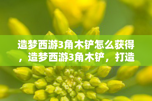 造梦西游3角木铲怎么获得,造梦西游3角木铲,打造你的专属神器 造梦西游3角木铲怎么获得,造梦西游3角木铲,打造你的专属神器