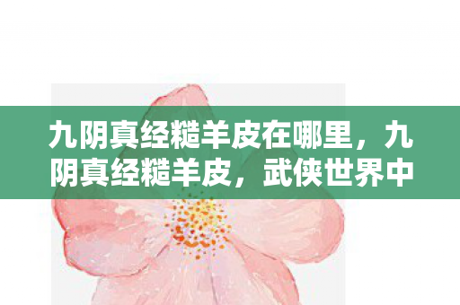 九阴真经糙羊皮在哪里,九阴真经糙羊皮,武侠世界中的神秘宝物 九阴真经糙羊皮在哪里,九阴真经糙羊皮,武侠世界中的神秘宝物