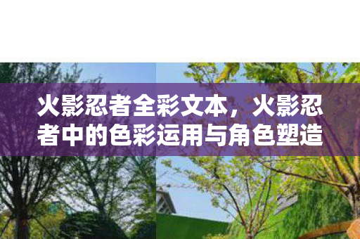火影忍者全彩文本，火影忍者中的色彩运用与角色塑造