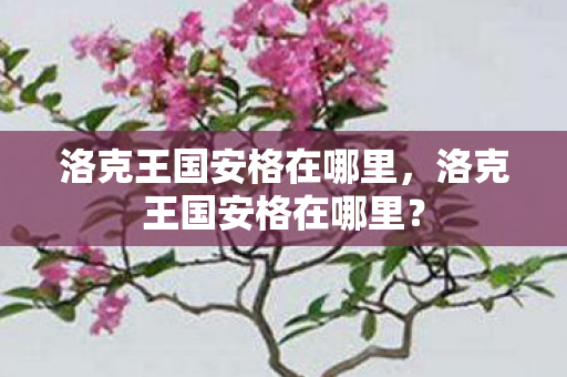 洛克王国安格在哪里,洛克王国安格在哪里? 洛克王国安格在哪里,洛克王国安格在哪里?