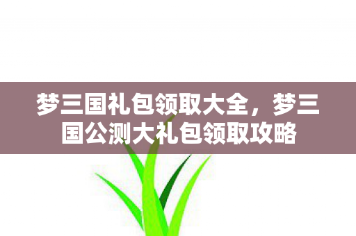 梦三国礼包领取大全,梦三国公测大礼包领取攻略 梦三国礼包领取大全,梦三国公测大礼包领取攻略