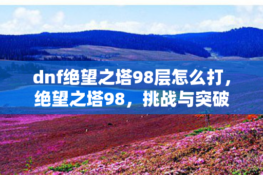 dnf绝望之塔98层怎么打,绝望之塔98,挑战与突破 dnf绝望之塔98层怎么打,绝望之塔98,挑战与突破