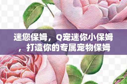 迷您保姆,Q宠迷你小保姆,打造你的专属宠物保姆 迷您保姆,Q宠迷你小保姆,打造你的专属宠物保姆