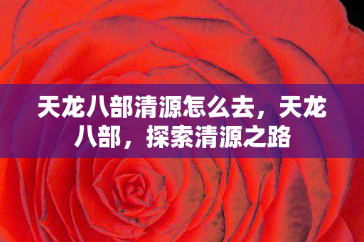 天龙八部清源怎么去,天龙八部,探索清源之路 天龙八部清源怎么去,天龙八部,探索清源之路