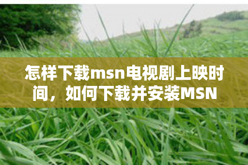 怎样下载msn电视剧上映时间,如何下载并安装MSN 怎样下载msn电视剧上映时间,如何下载并安装MSN