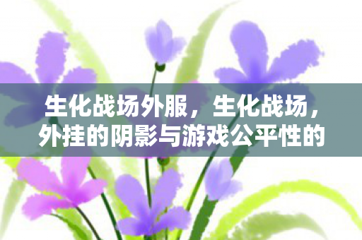 生化战场外服,生化战场,外挂的阴影与游戏公平性的挑战 生化战场外服,生化战场,外挂的阴影与游戏公平性的挑战