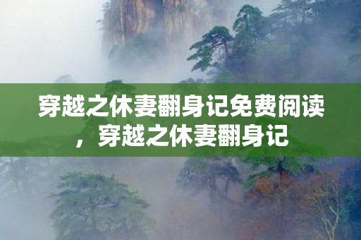 穿越之休妻翻身记免费阅读,穿越之休妻翻身记 穿越之休妻翻身记免费阅读,穿越之休妻翻身记