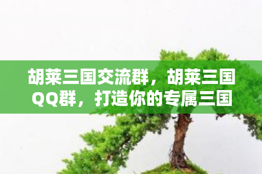 胡莱三国交流群，胡莱三国QQ群，打造你的专属三国世界