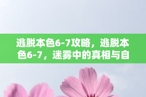 逃脱本色6-7攻略,逃脱本色6-7,迷雾中的真相与自我救赎 逃脱本色6-7攻略,逃脱本色6-7,迷雾中的真相与自我救赎