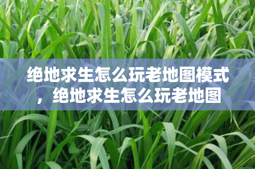绝地求生怎么玩老地图模式,绝地求生怎么玩老地图 绝地求生怎么玩老地图模式,绝地求生怎么玩老地图