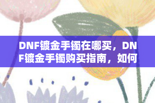 DNF镀金手镯在哪买,DNF镀金手镯购买指南,如何找到最实惠的购买渠道 DNF镀金手镯在哪买,DNF镀金手镯购买指南,如何找到最实惠的购买渠道
