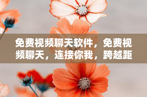 免费视频聊天软件,免费视频聊天,连接你我,跨越距离的新时代 免费视频聊天软件,免费视频聊天,连接你我,跨越距离的新时代