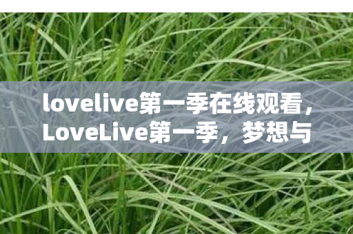 lovelive第一季在线观看,LoveLive第一季,梦想与友情的交响曲 lovelive第一季在线观看,LoveLive第一季,梦想与友情的交响曲