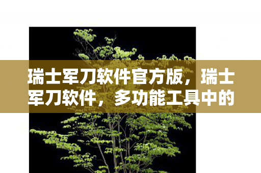 瑞士军刀软件官方版,瑞士军刀软件,多功能工具中的数字化利器 瑞士军刀软件官方版,瑞士军刀软件,多功能工具中的数字化利器