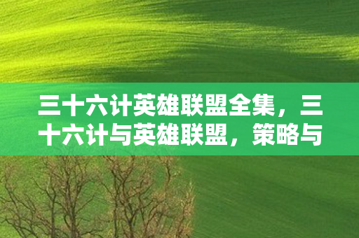 三十六计英雄联盟全集,三十六计与英雄联盟,策略与智慧的碰撞 三十六计英雄联盟全集,三十六计与英雄联盟,策略与智慧的碰撞