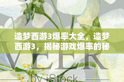 造梦西游3爆率大全,造梦西游3,揭秘游戏爆率的秘密 造梦西游3爆率大全,造梦西游3,揭秘游戏爆率的秘密