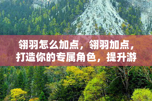 翎羽怎么加点，翎羽加点，打造你的专属角色，提升游戏战斗力的关键