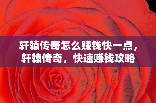 轩辕传奇怎么赚钱快一点,轩辕传奇,快速赚钱攻略 轩辕传奇怎么赚钱快一点,轩辕传奇,快速赚钱攻略