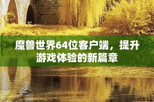 魔兽世界64位客户端，提升游戏体验的新篇章