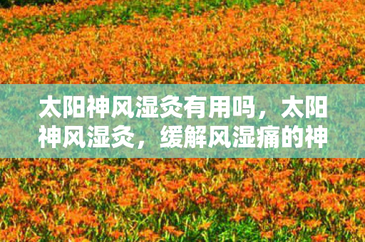 太阳神风湿灸有用吗，太阳神风湿灸，缓解风湿痛的神奇疗法