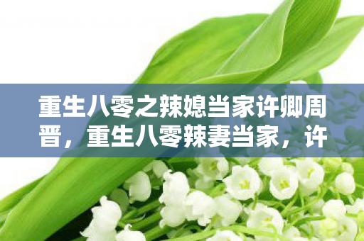 重生八零之辣媳当家许卿周晋,重生八零辣妻当家,许卿与周晋南的甜蜜生活 重生八零之辣媳当家许卿周晋,重生八零辣妻当家,许卿与周晋南的甜蜜生活