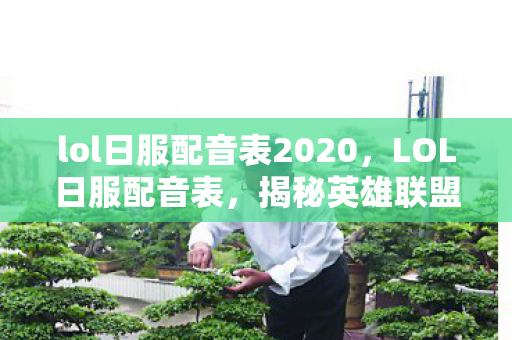 lol日服配音表2020,LOL日服配音表,揭秘英雄联盟在日本的声音魅力 lol日服配音表2020,LOL日服配音表,揭秘英雄联盟在日本的声音魅力