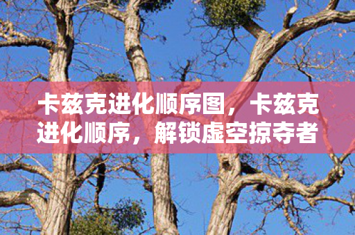 卡兹克进化顺序图，卡兹克进化顺序，解锁虚空掠夺者的终极形态