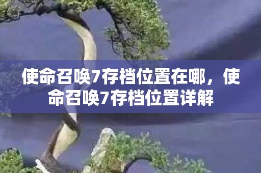 使命召唤7存档位置在哪,使命召唤7存档位置详解 使命召唤7存档位置在哪,使命召唤7存档位置详解