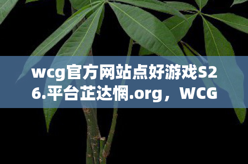 wcg官方网站点好游戏S26.平台芷达惘.org,WCG官方网站,电竞梦想的起点与终点 wcg官方网站点好游戏S26.平台芷达惘.org,WCG官方网站,电竞梦想的起点与终点