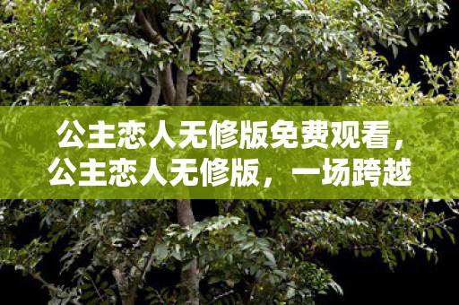 公主恋人无修版免费观看,公主恋人无修版,一场跨越阶层的浪漫冒险 公主恋人无修版免费观看,公主恋人无修版,一场跨越阶层的浪漫冒险