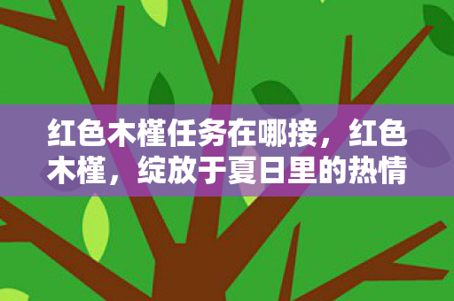 红色木槿任务在哪接,红色木槿,绽放于夏日里的热情与坚韧 红色木槿任务在哪接,红色木槿,绽放于夏日里的热情与坚韧