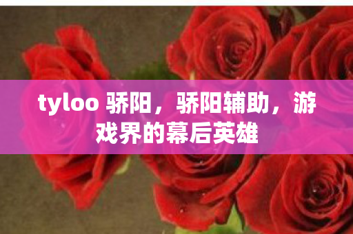 tyloo 骄阳，骄阳辅助，游戏界的幕后英雄