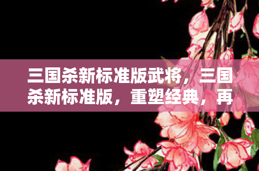 三国杀新标准版武将，三国杀新标准版，重塑经典，再燃战火