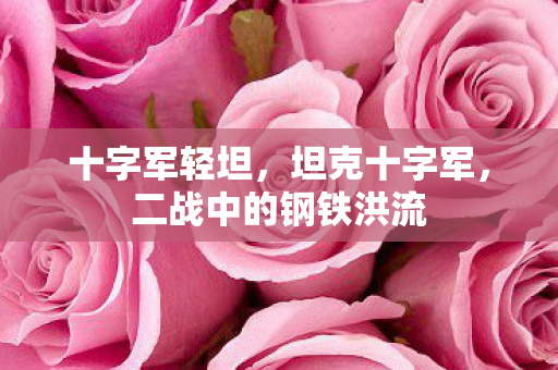 十字军轻坦，坦克十字军，二战中的钢铁洪流