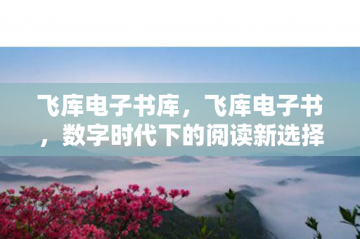 飞库电子书库，飞库电子书，数字时代下的阅读新选择