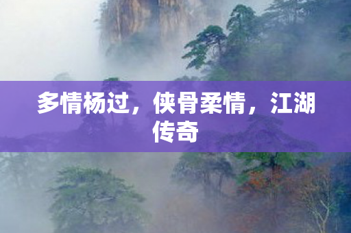 多情杨过,侠骨柔情,江湖传奇 多情杨过,侠骨柔情,江湖传奇