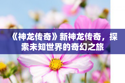 《神龙传奇》新神龙传奇,探索未知世界的奇幻之旅 《神龙传奇》新神龙传奇,探索未知世界的奇幻之旅