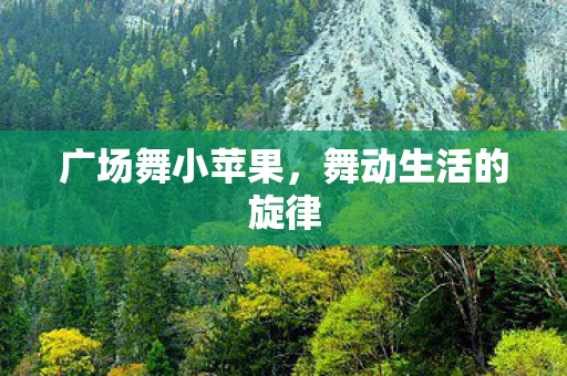 广场舞小苹果，舞动生活的旋律