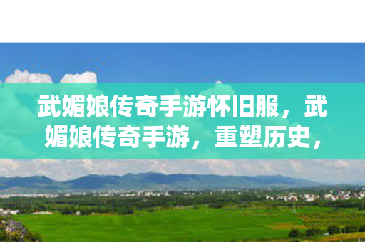 武媚娘传奇手游怀旧服，武媚娘传奇手游，重塑历史，演绎传奇