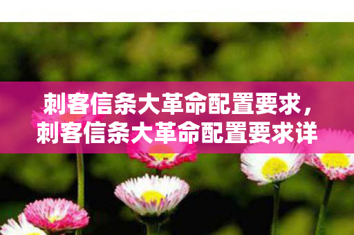刺客信条大革命配置要求，刺客信条大革命配置要求详解