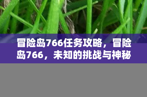 冒险岛766任务攻略,冒险岛766,未知的挑战与神秘任务 冒险岛766任务攻略,冒险岛766,未知的挑战与神秘任务