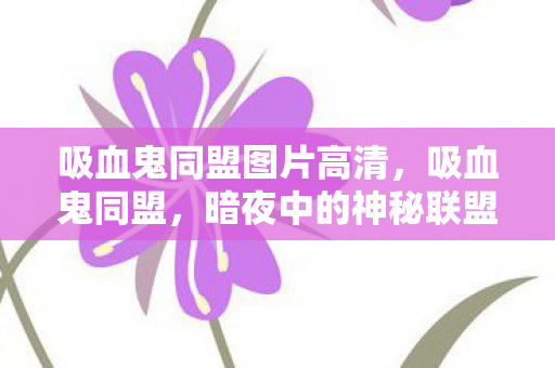 吸血鬼同盟图片高清,吸血鬼同盟,暗夜中的神秘联盟 吸血鬼同盟图片高清,吸血鬼同盟,暗夜中的神秘联盟