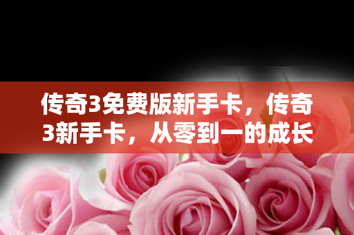 传奇3免费版新手卡,传奇3新手卡,从零到一的成长之路 传奇3免费版新手卡,传奇3新手卡,从零到一的成长之路
