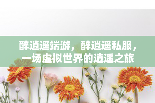 醉逍遥端游,醉逍遥私服,一场虚拟世界的逍遥之旅 醉逍遥端游,醉逍遥私服,一场虚拟世界的逍遥之旅